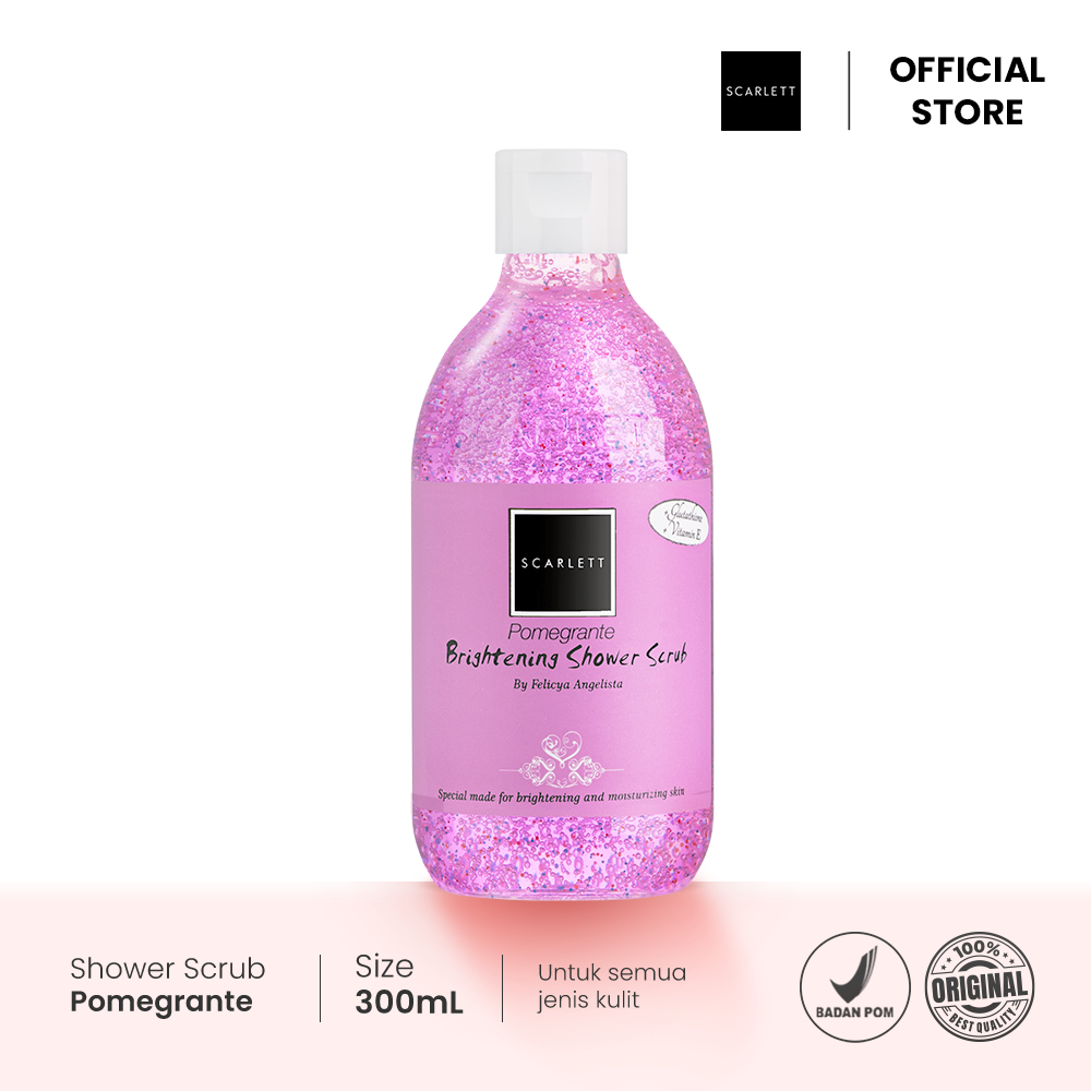 Pomegrante Shower Scrub