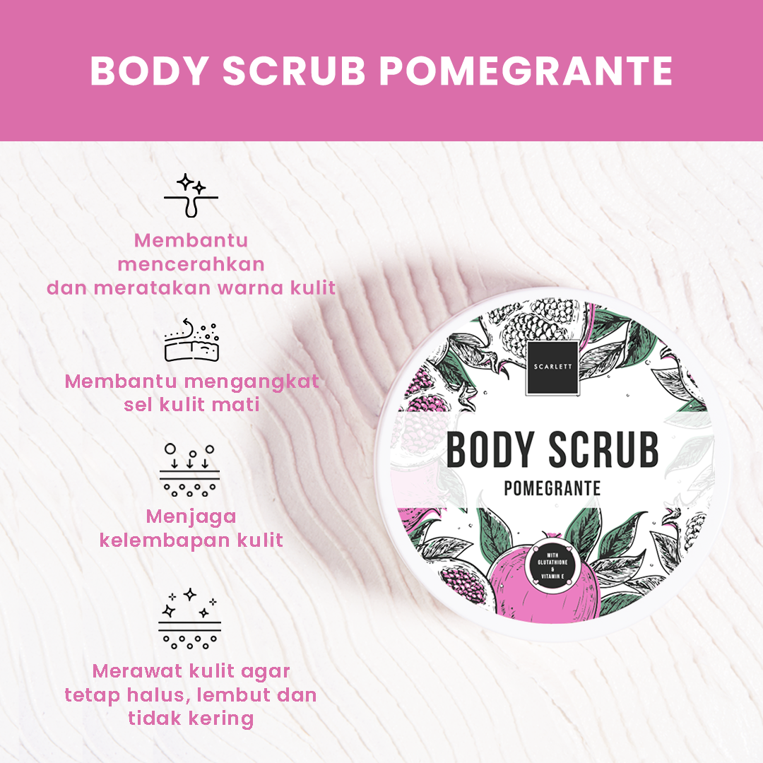 Pomegrante Body Scrub
