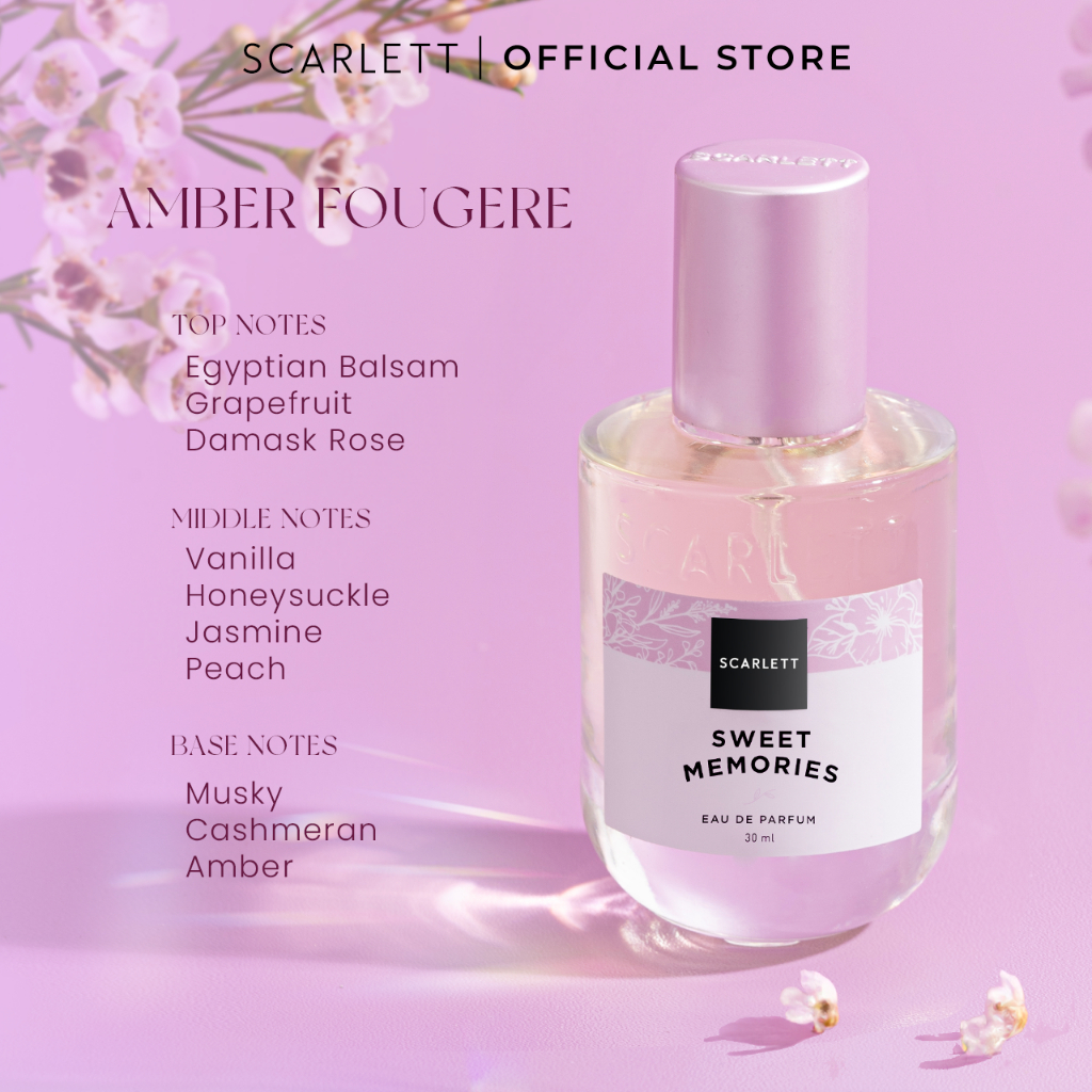 Scarlett Whitening Eau De Parfum Sweet Memories 30ml