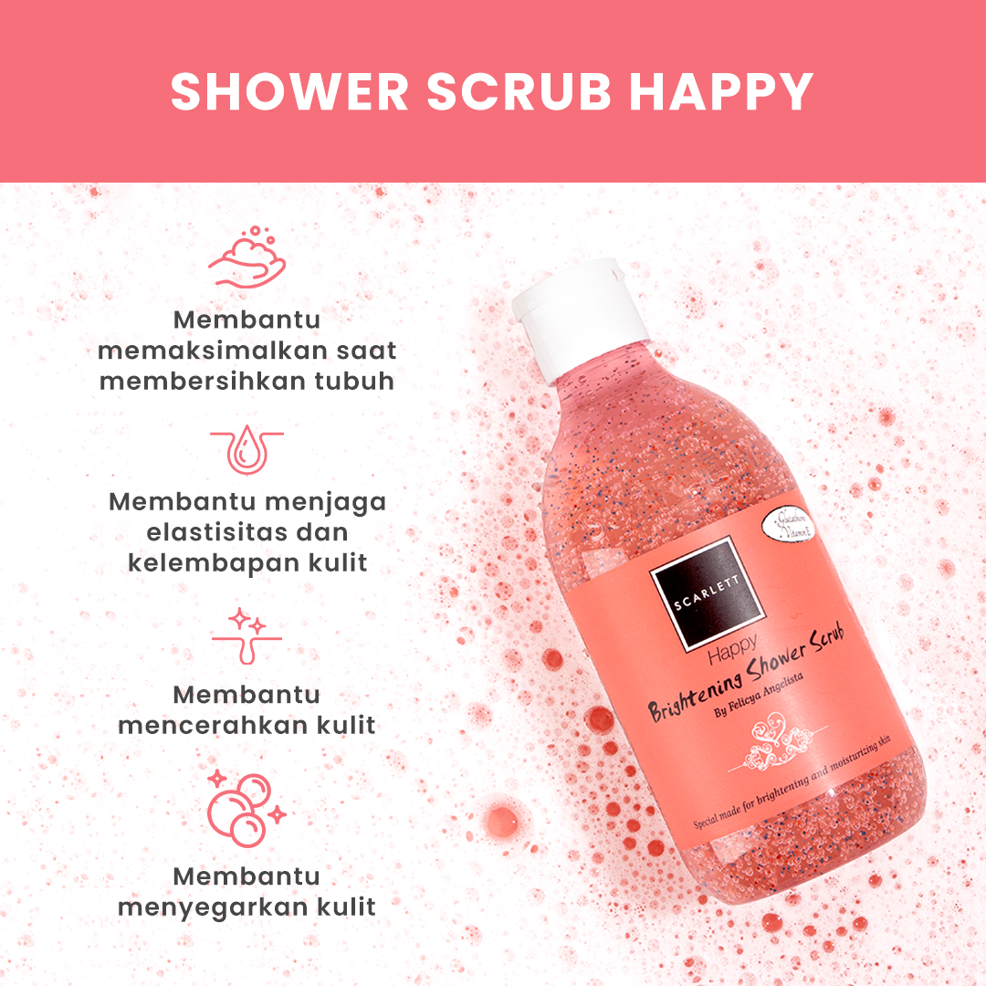 Happy Shower Scrub