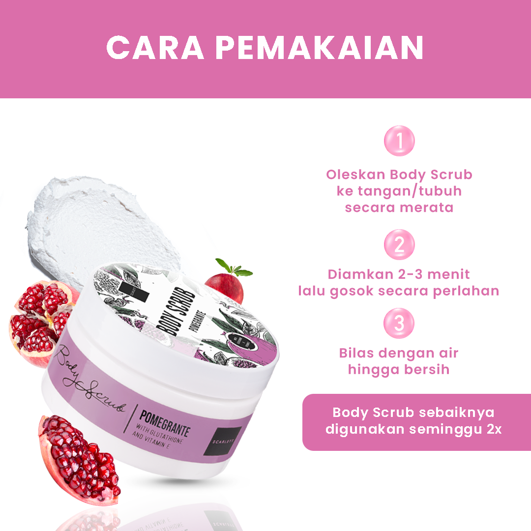 Pomegrante Body Scrub