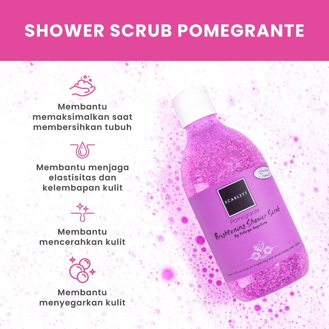 Pomegrante Shower Scrub
