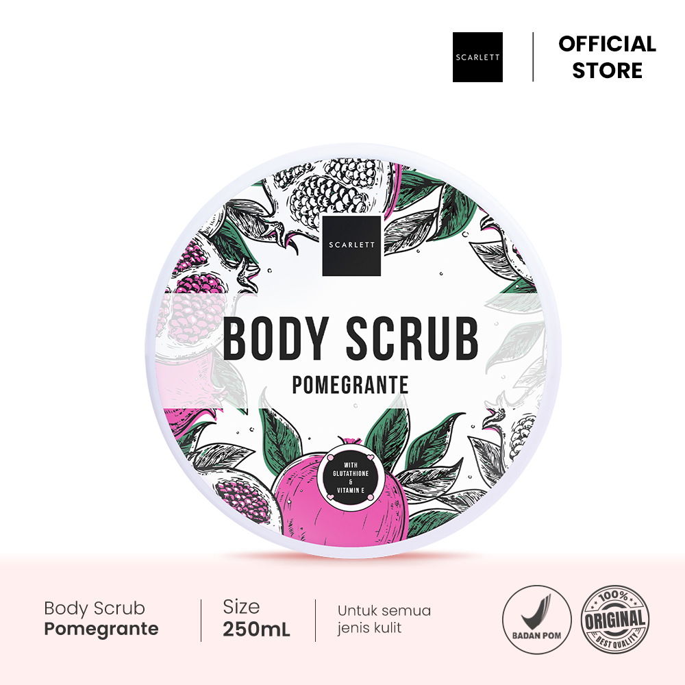 Pomegrante Body Scrub